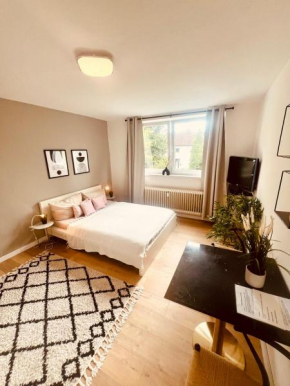Ferienwohnung an der Uniklinik mit eigener Küche und renoviertem Badezimmer